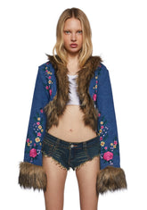 Meadow Bohemian Denim Jacket