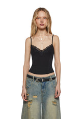 In My Aura Cami Tank - Black