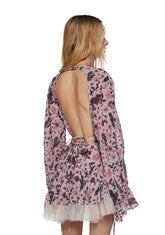 Dreamy Dusk Mini Dress - Floral