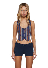 Soho Chic Striped Vest