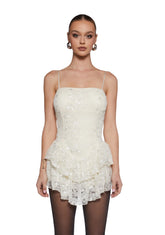 Sultry Soiree Lace Mini Dress