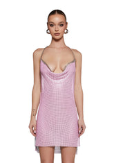 Deluxe Behavior Mini Dress - Pink