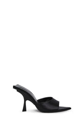Cutie Escape Peep Toe Heels - Black