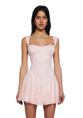 Perfect Date Mini Dress - Light Pink