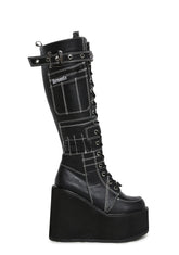 Swing-260 Platform Knee High Boots