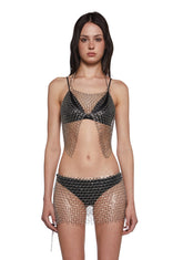 Ambient Chainmail Halter Top