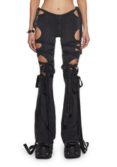 Ambient Wrap Tie Cut-Out Pants