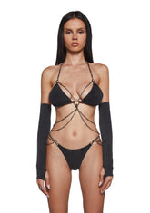 Ambient Strappy Chain Lingerie Set