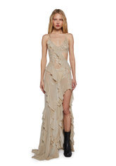 Rebel Mon Amour Maxi Dress - Off White