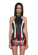 Backless Stripclub Dress