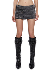 Sofie Belted Skirt - Black