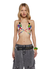 Balloon Bop Clown Bra Top