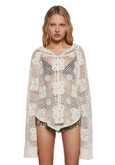 Sunset Fling Crochet Poncho