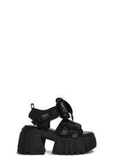 Utopia Platform Sandals - Black