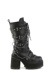 Assault-117 Platform Mid-Calf Boots