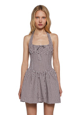 Dream Click Gingham Dress