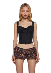 Study Break Tank Crop Top