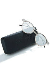 Silver Warp Sunglasses
