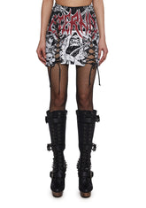Eternal Damnation Graphic Skirt
