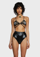 Harmful Haze Reflective Bra Top