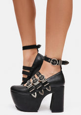 Stone Cold Platform Mary Janes