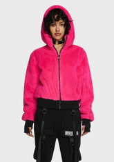 Monarch Mania Faux Fur Jacket