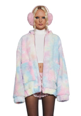 Angel For Hire Hooded Sherpa Jacket