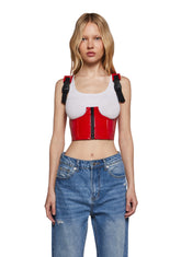 My Type Underbust Corset- Red