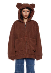 Bear In Mind Fuzzy Jacket