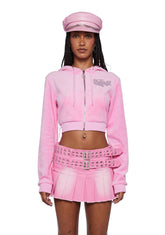 Keep It Glossy Velour Jacket