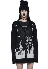 House Of Haunts Knit Cardigan