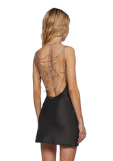 Reel You In Satin Slip Dress