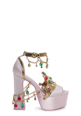 Crowned Charmer Platform Heels