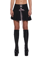 Watch Me Pirouette Lace-Up Skirt