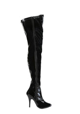 Seduce-3000 Thigh High Boots-Black