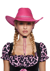 Pink Old Town Cowboy Hat