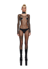 Rash Actions Fishnet Body Stocking