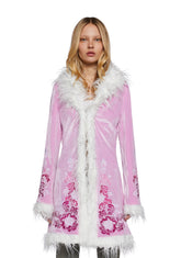 Love By Candlelight Velvet Coat