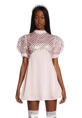 Twizzle Embellished Mini Dress