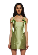 Pixie Stardust Mini Dress-Green