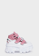 Pink Tank C4 Leather Ankle Boots