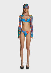 Trippy Charmer 4-Piece Bikini Set