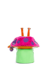 Trippy Vibe Got Funky Mushroom Backpack - Pink