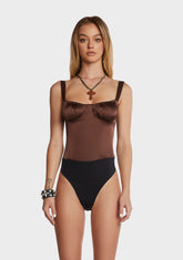 Ruched Cup Bodysuit