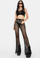 Night Desert Dancing Crochet Pants Set
