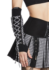 Black And White Bo Peep Arm Warmers