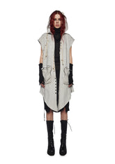 Compression Unisex Hooded Cargo Vest