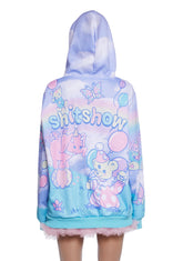Not So Funhouse Oversized Hoodie - Pastel