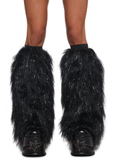 Dark Desert Stomper Furry Leg Warmers