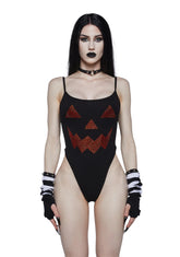 All That Glitters Pumpkin Bodysuit